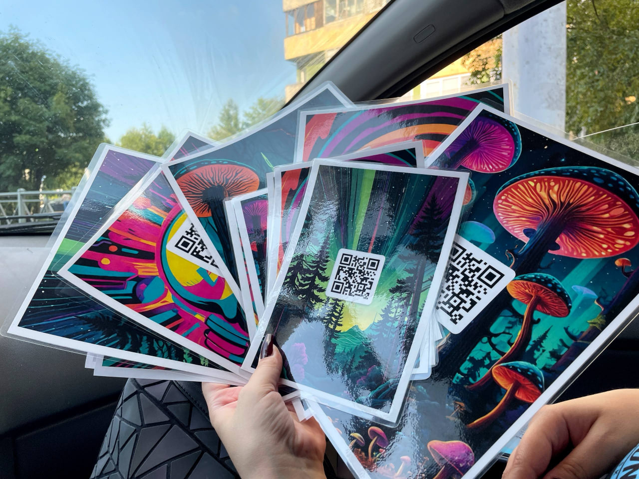 Готовые напечатанные QR-коды